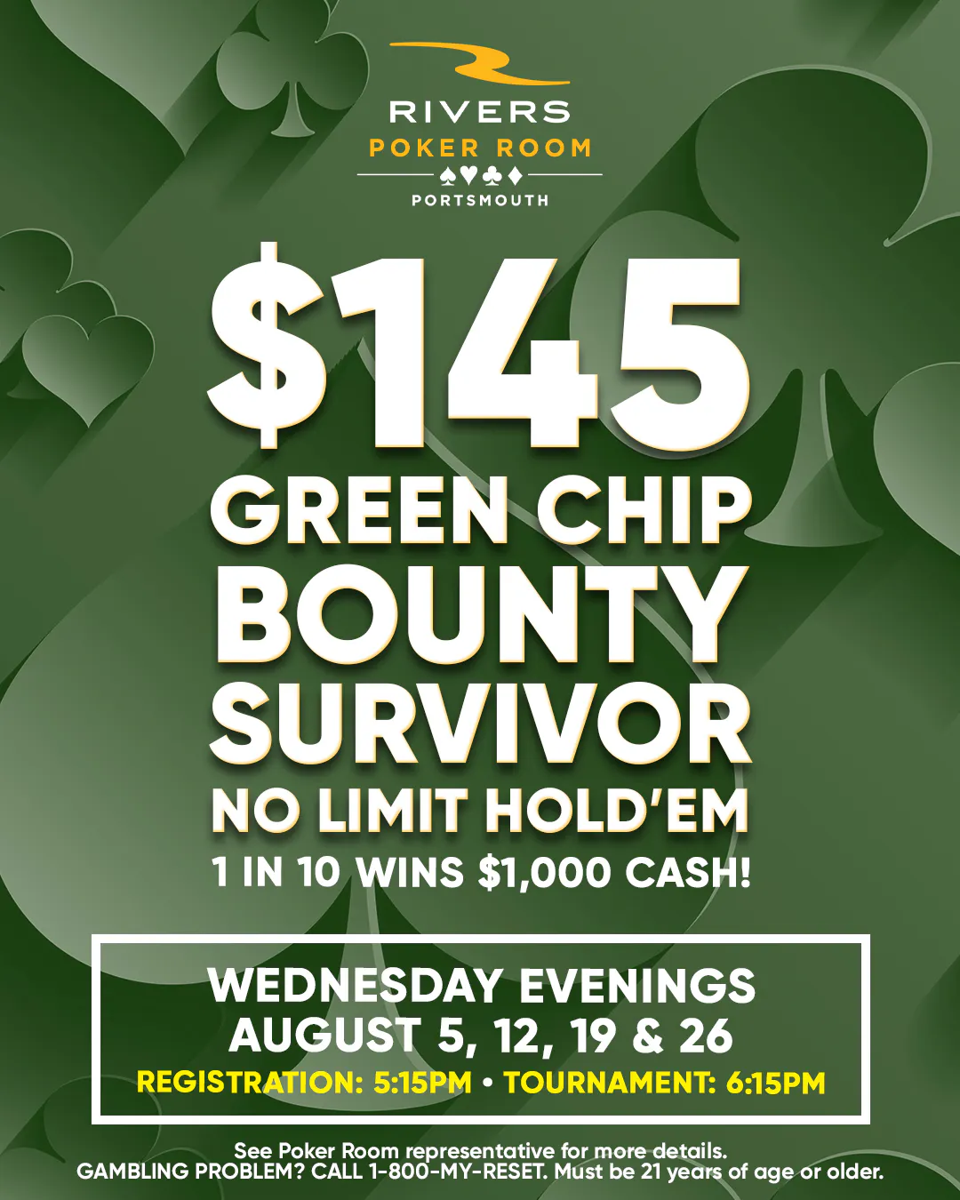 $145 Green Chip Bounty/Survivor