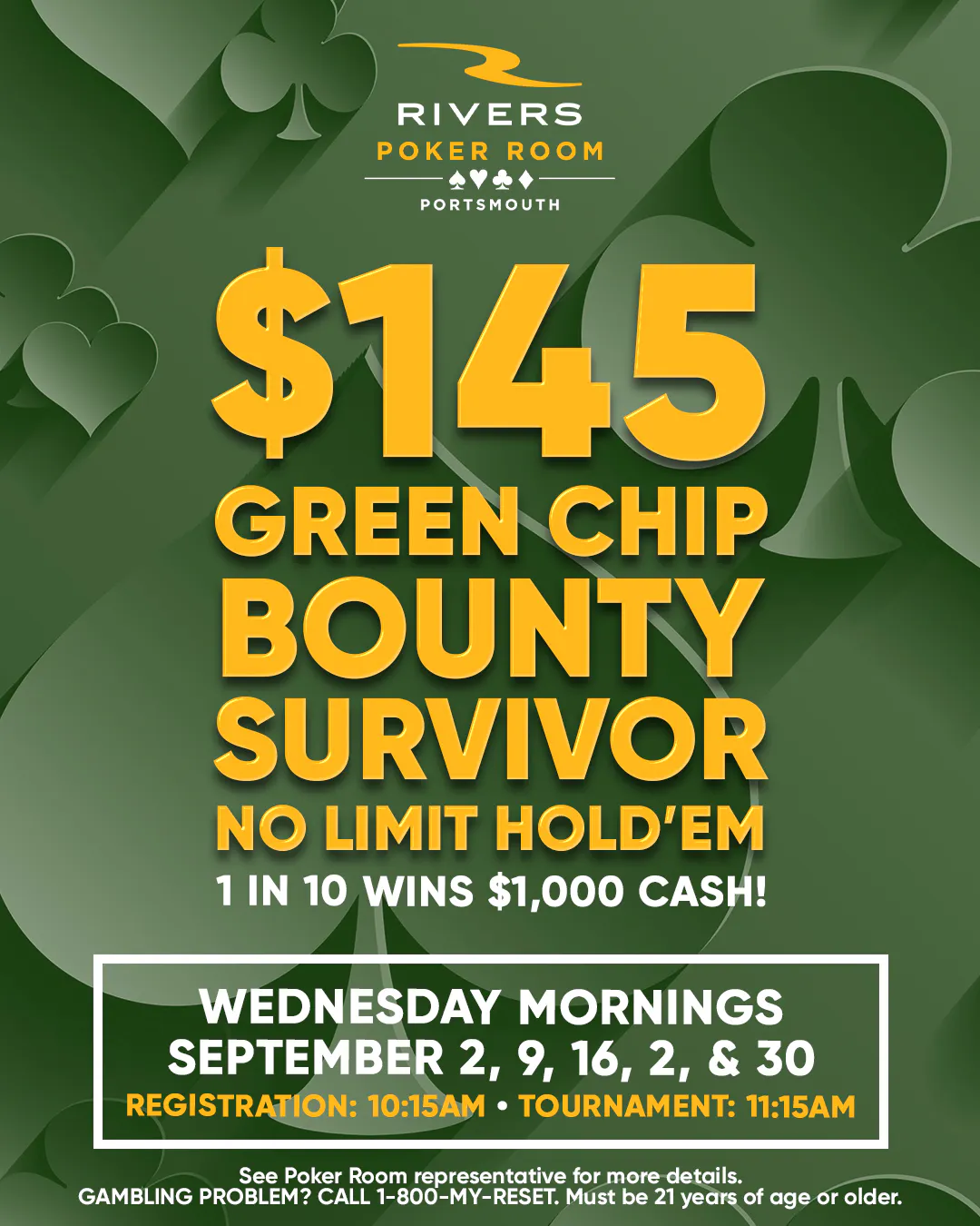 $145 Green Chip Bounty/Survivor 