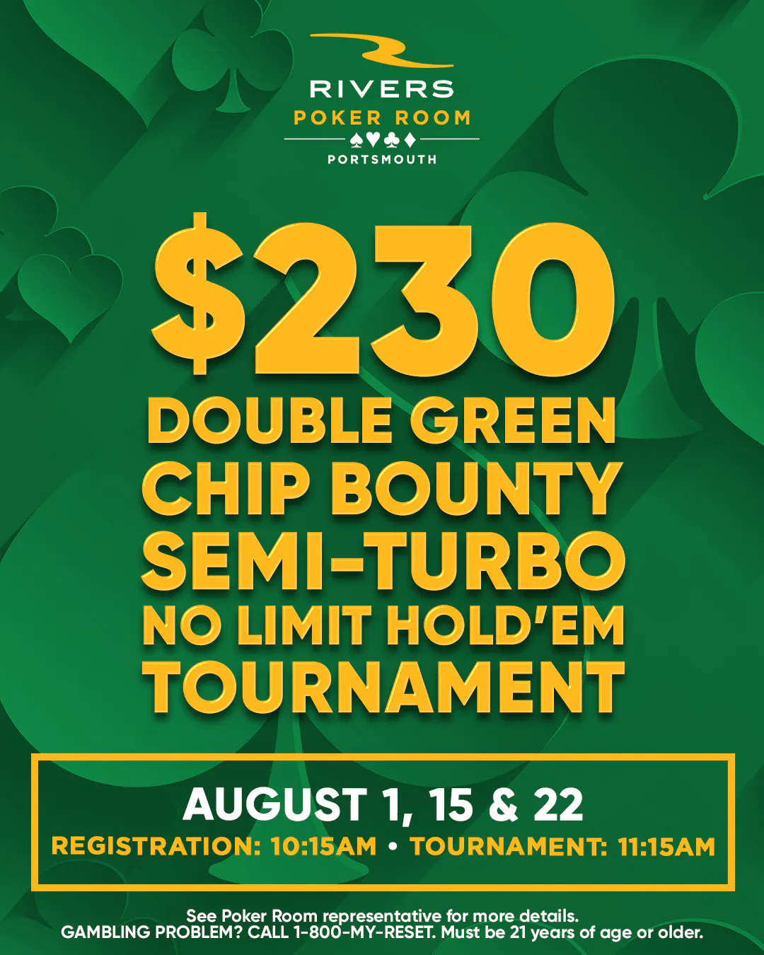 $230 Double Green Chip