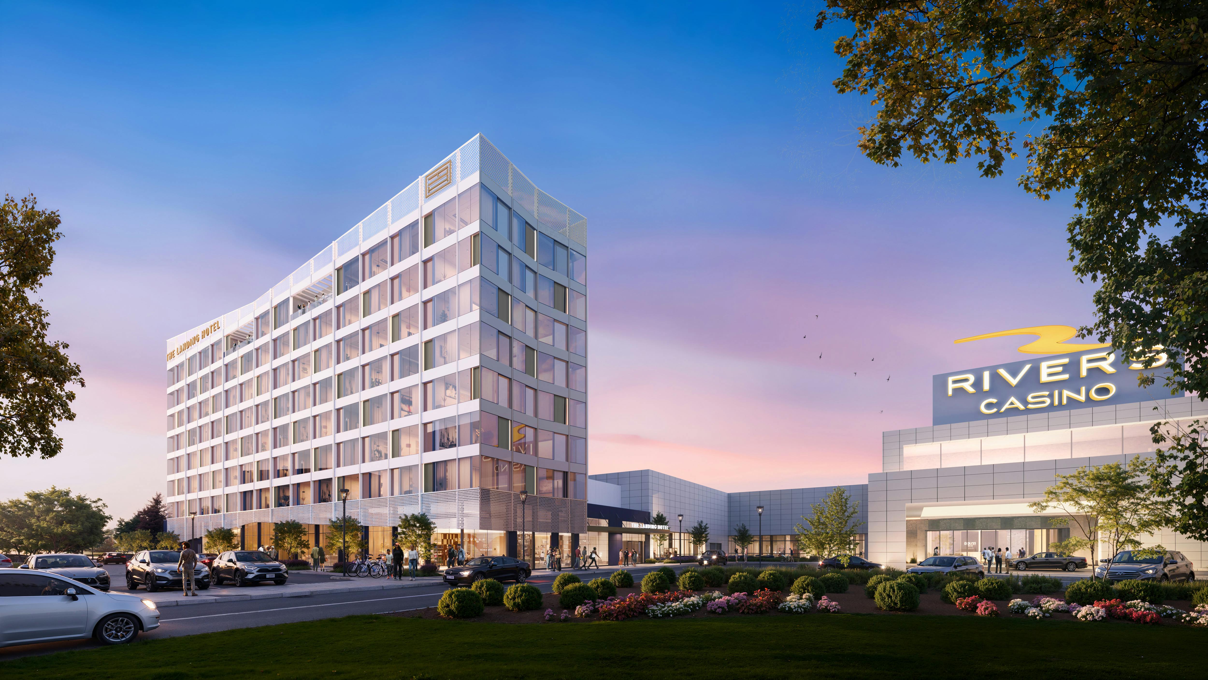 RUSH STREET GAMING AND RIVERS CASINO PORTSMOUTH SELECT S.B. BALLARD CONSTRUCTION COMPANY AS GENERAL CONTRACTOR FOR NEW HOTEL