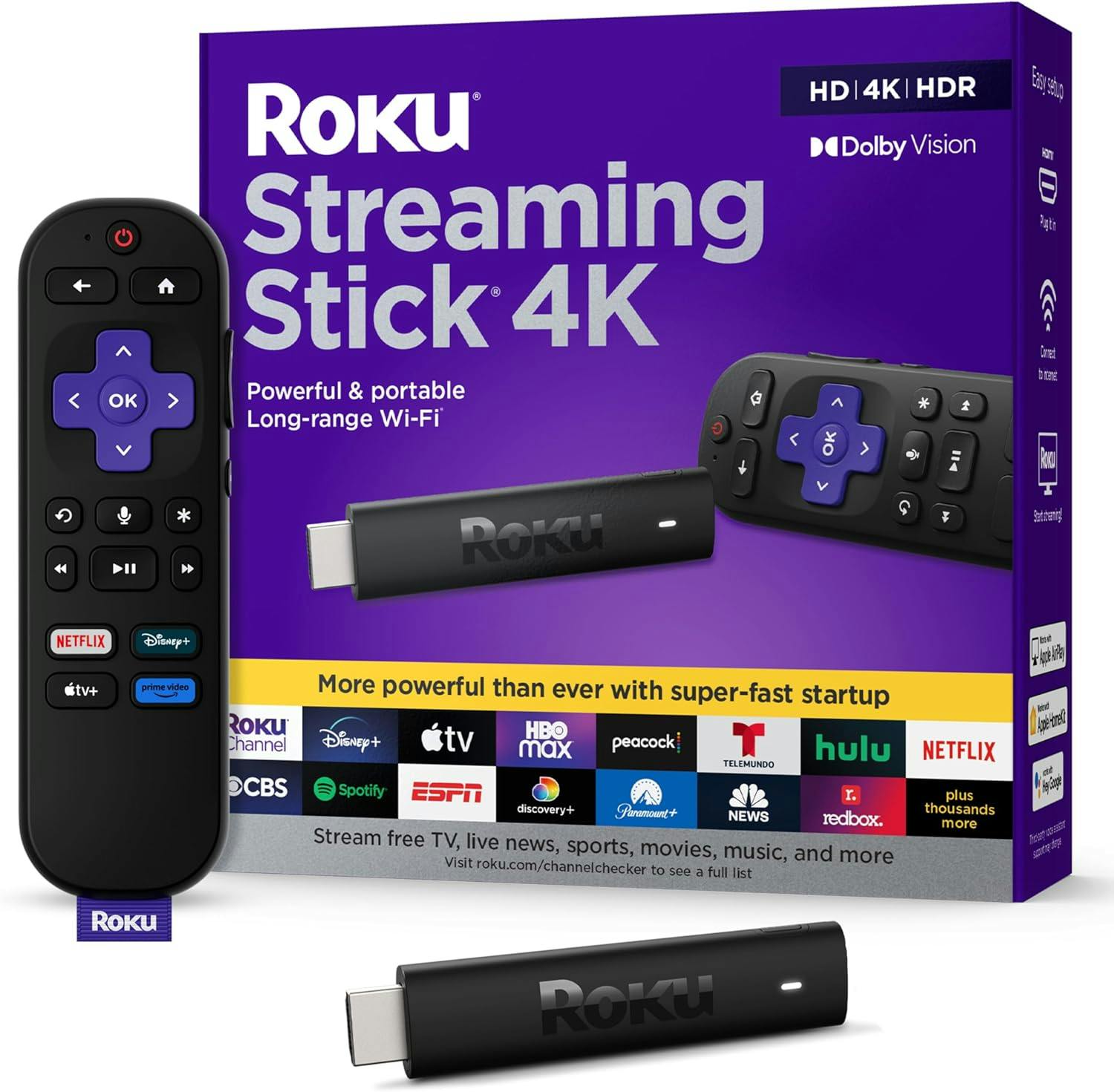 <h4>Roku Streaming Stick 4K</h4>