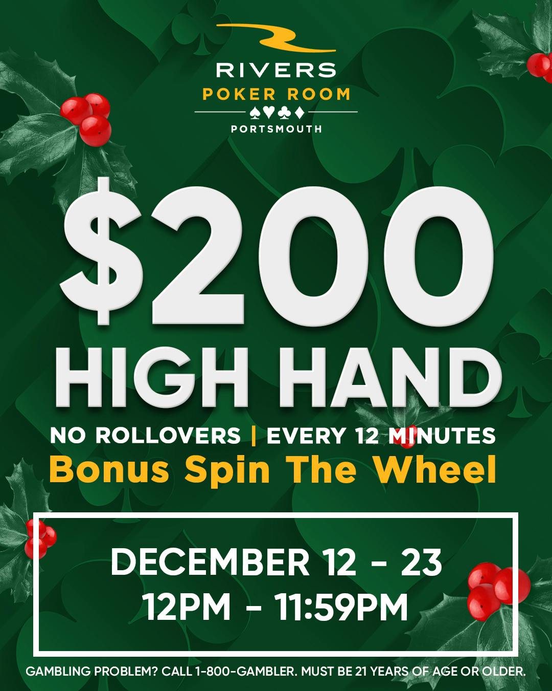 12 Days of Christmas High Hand