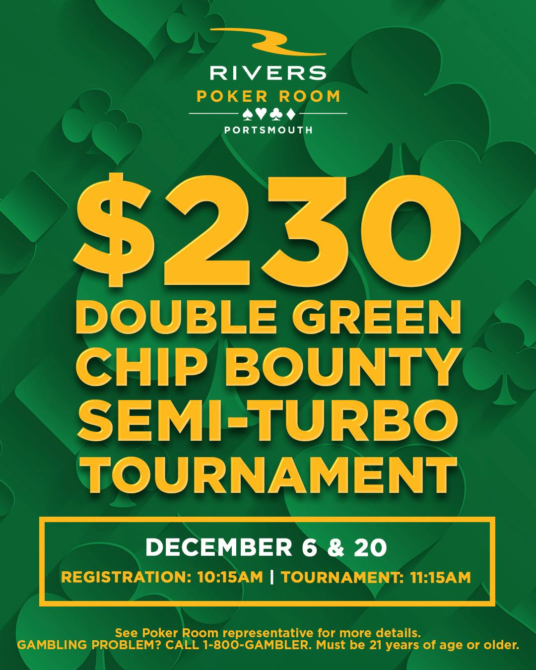 $230 Double Green Chip