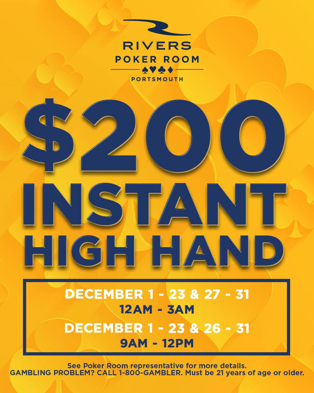 $200 Instant High Hand
