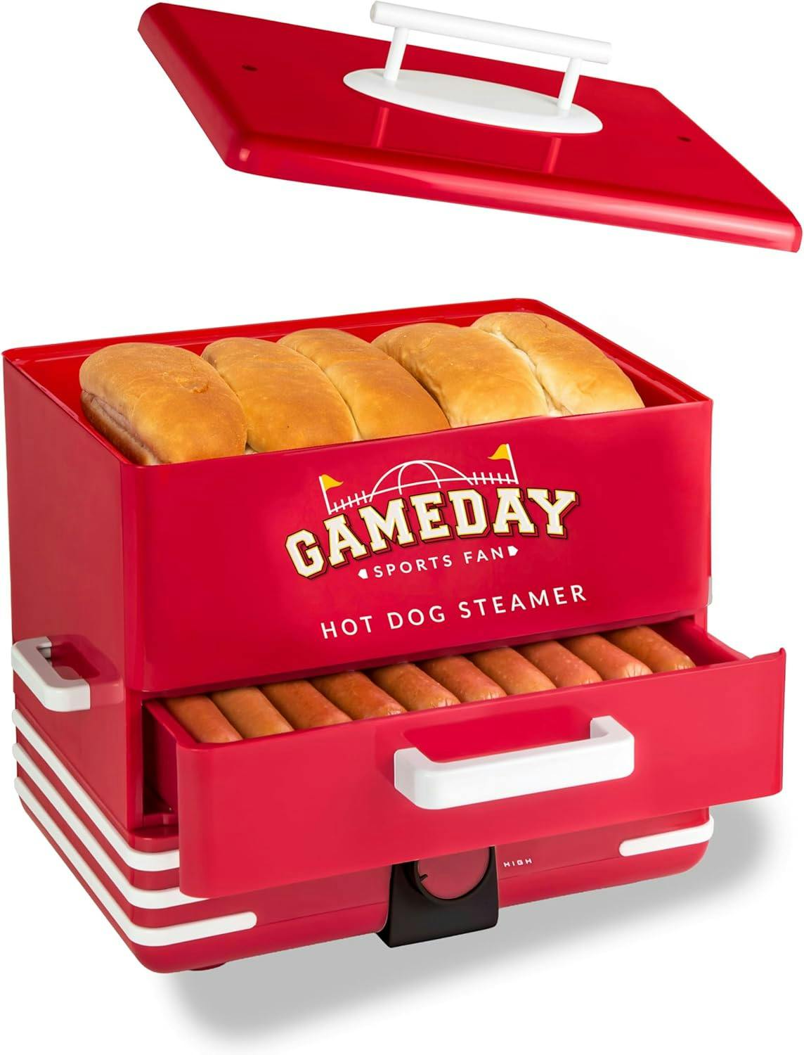 <h4>Game Day Hot Dog Steamer</h4>