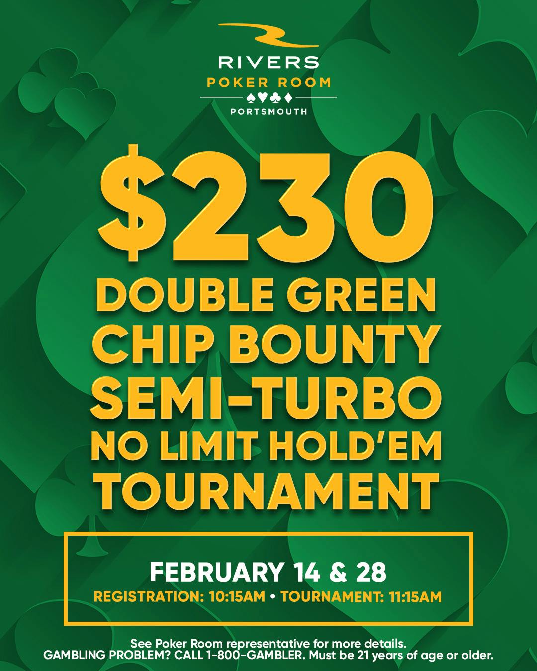 $230 Double Green Chip