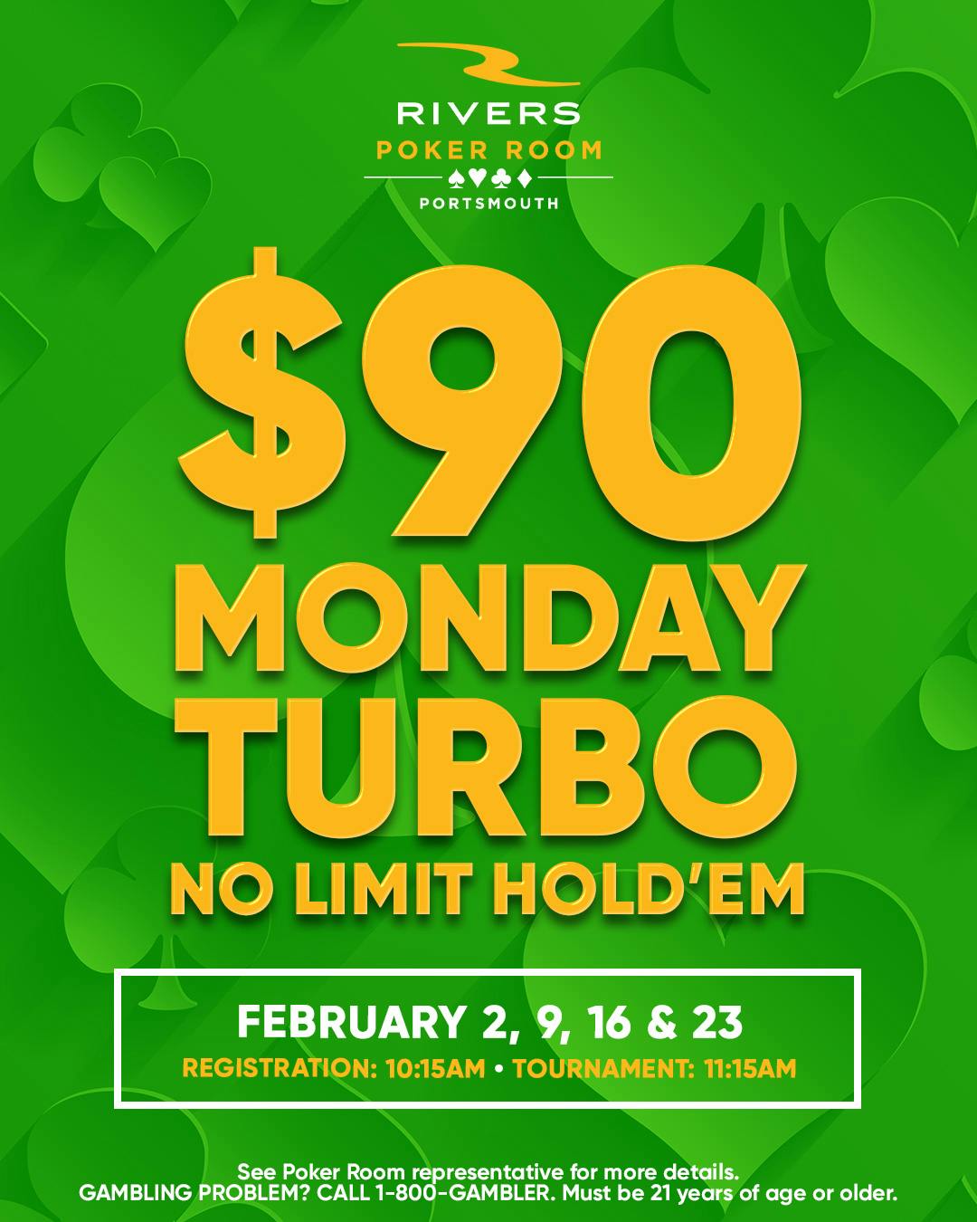 $90 Monday Turbo