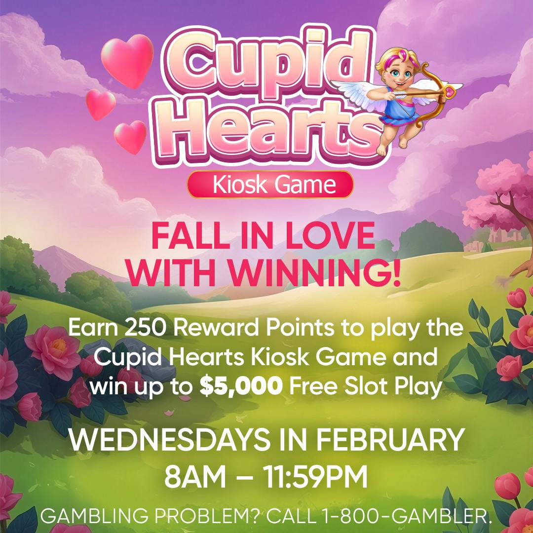 Cupid Heart Pull Tab