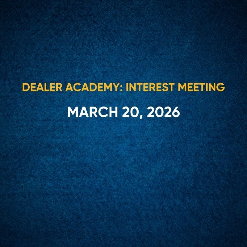 Dealer Academy Info Session
