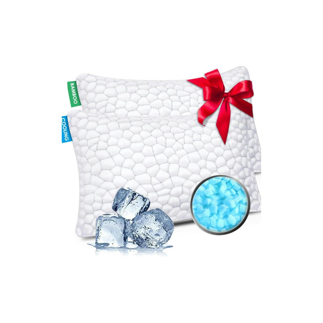 <h4>Set of 2 Cooling Memory Foam Pillows</h4>
