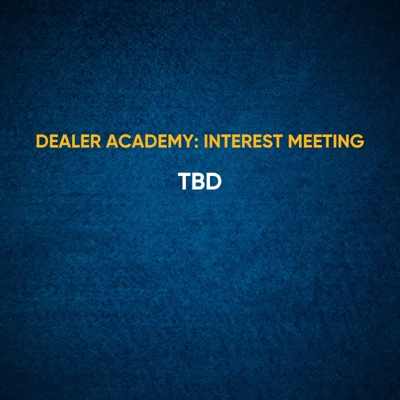 Dealer Academy Info Session