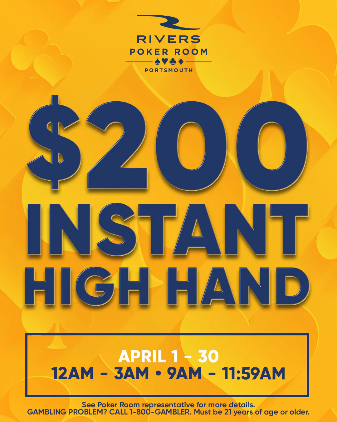 $200 Instant High Hand