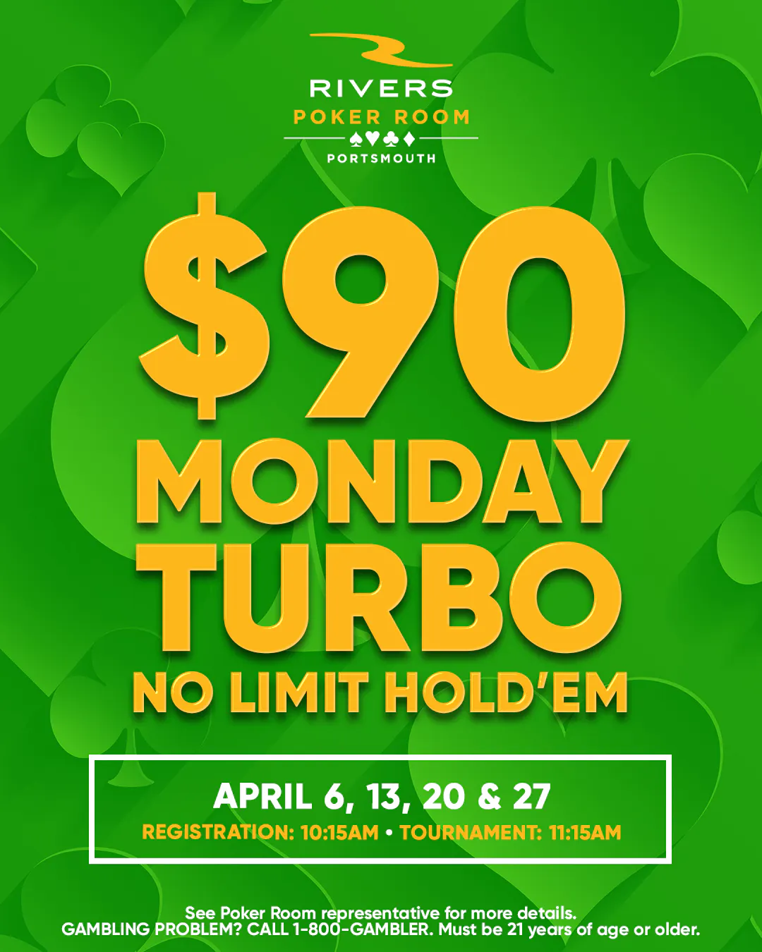 $90 Monday Turbo
