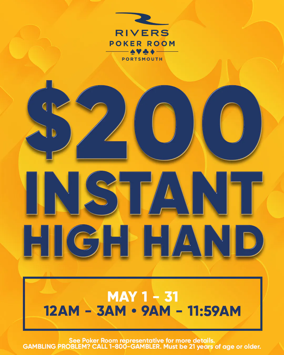 $200 Instant High Hand