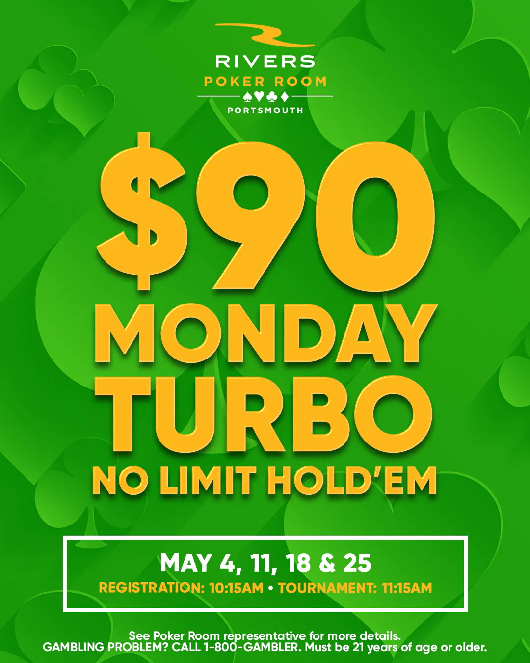 $90 Monday Turbo