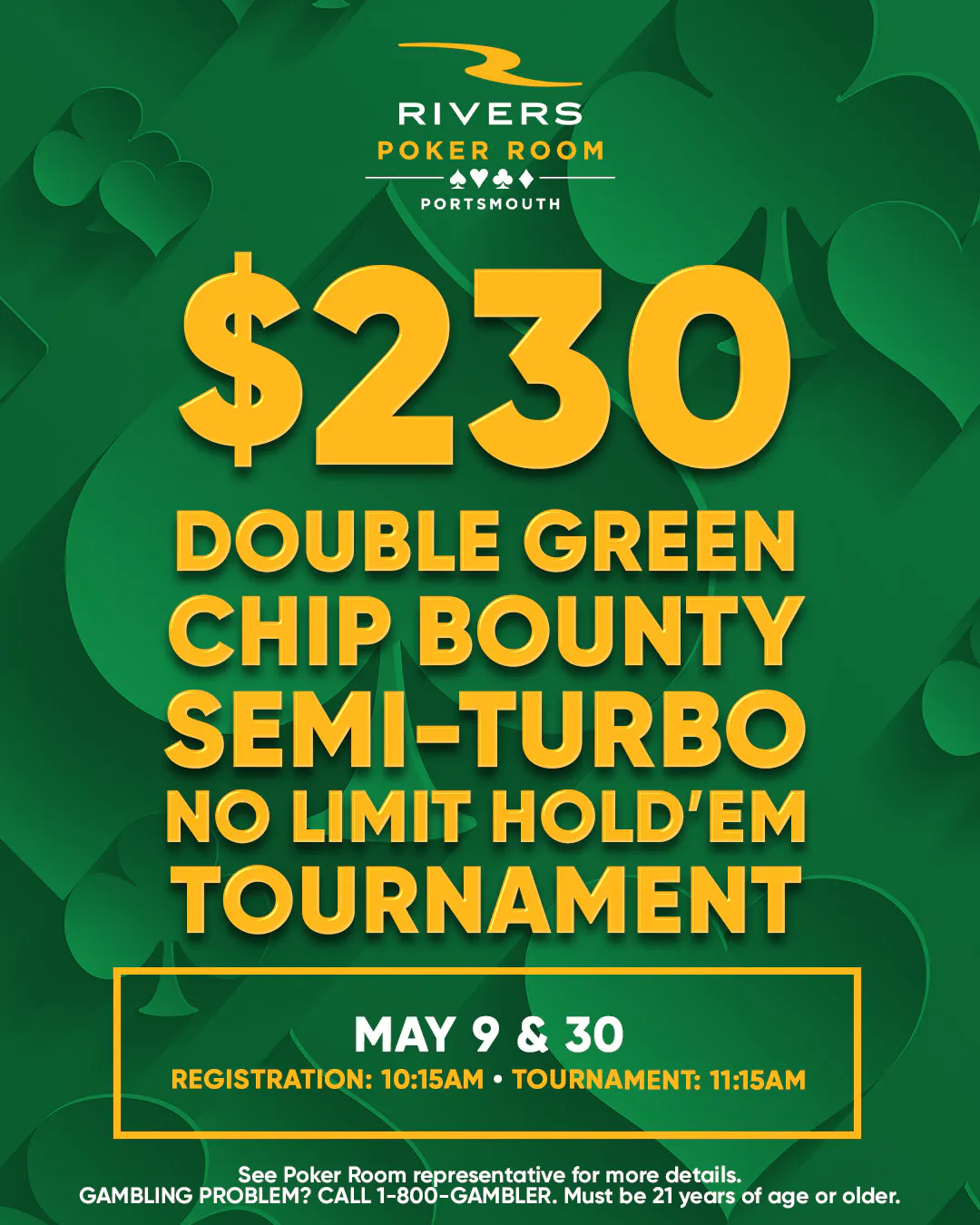 $230 Double Green Chip