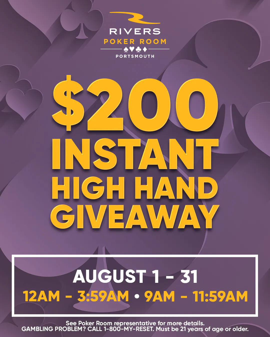 $200 Instant High Hand