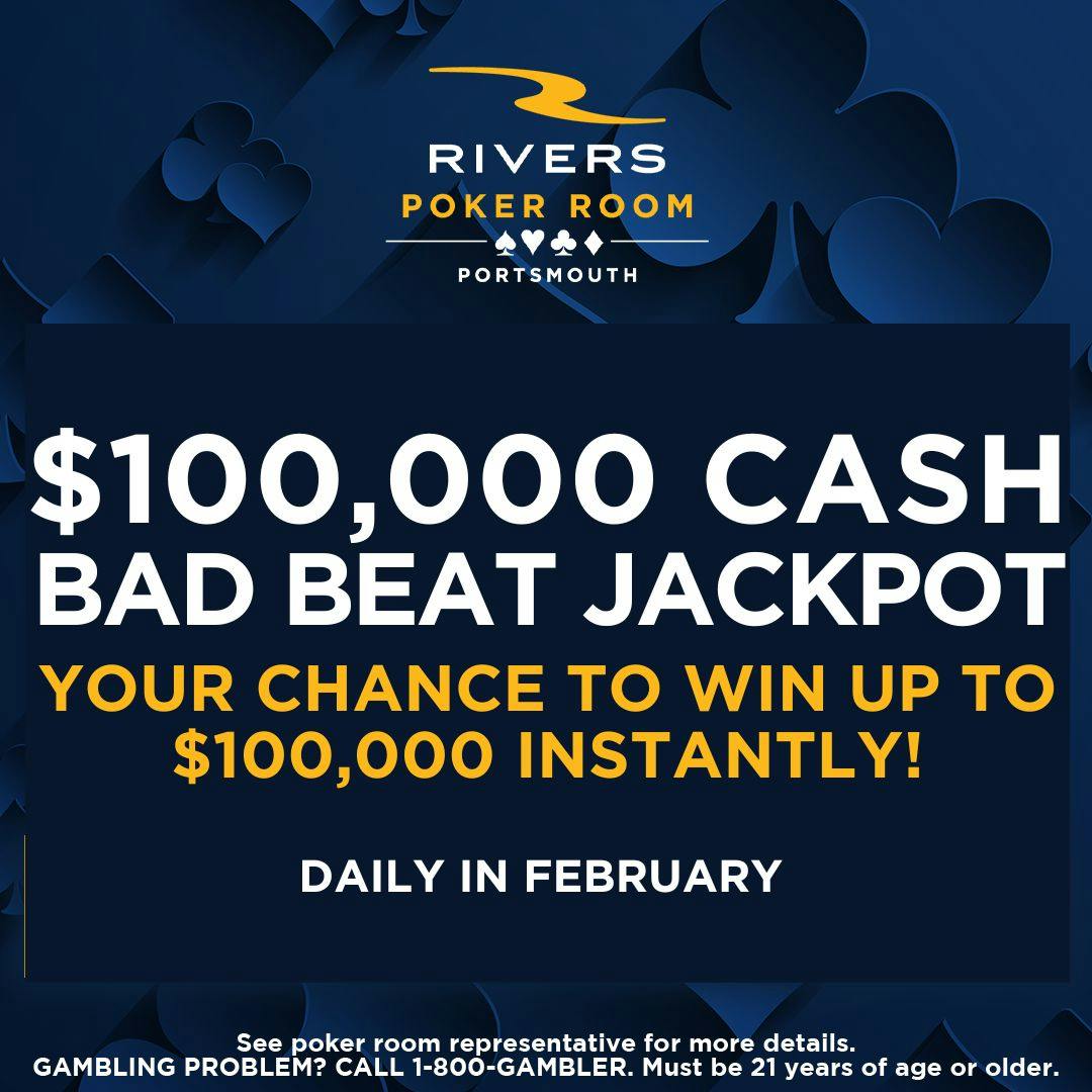 Bad Beat Jackpot Rivers Casino Portsmouth