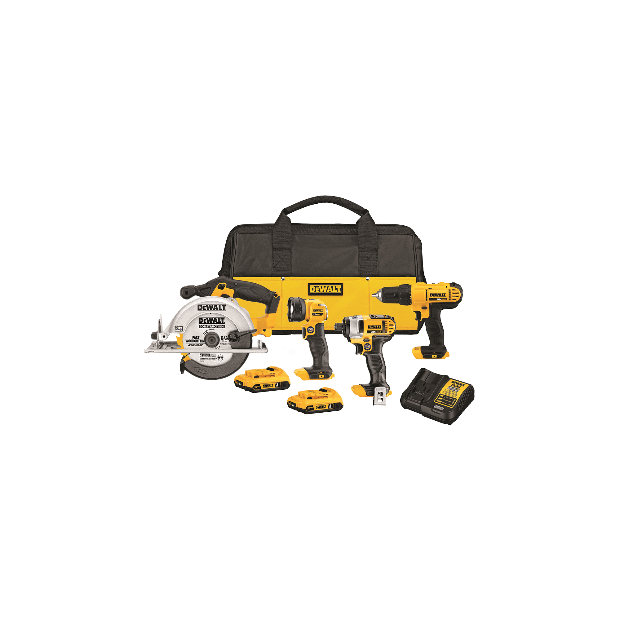 <h6>DEWALT – CORDLESS 4 TOOL COMBO KIT </h6>