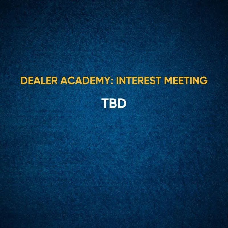 Dealer Academy Info Session