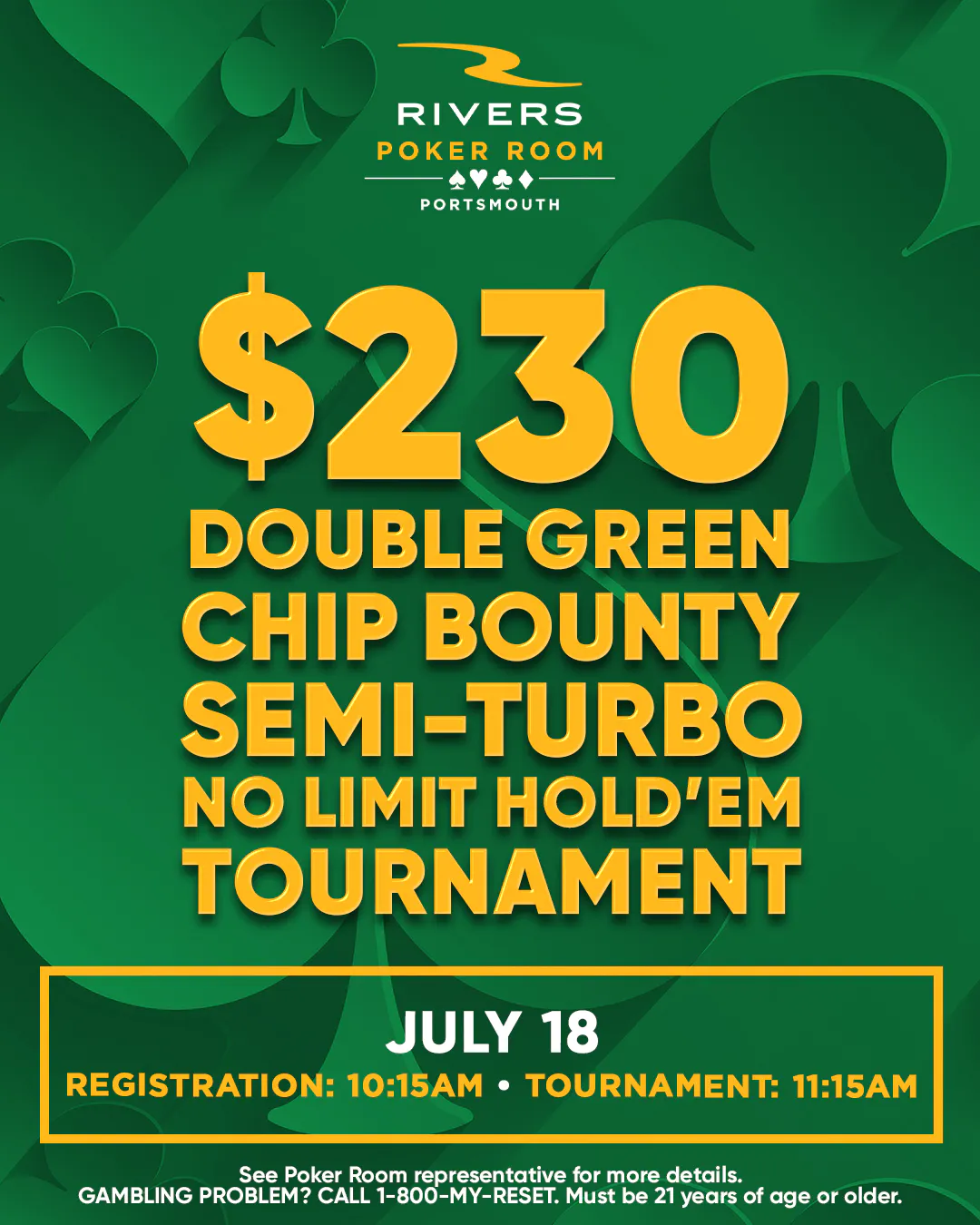 $230 Double Green Chip