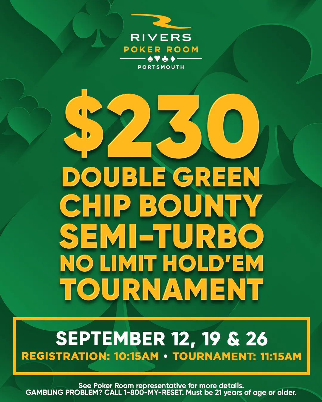 $230 Double Green Chip