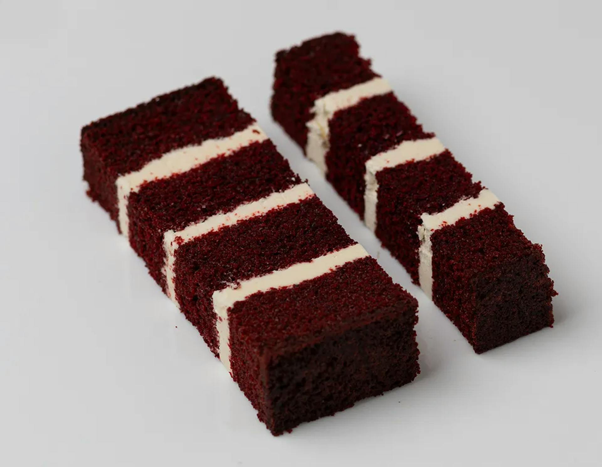 Luxurious Red Velvet Cake Slice