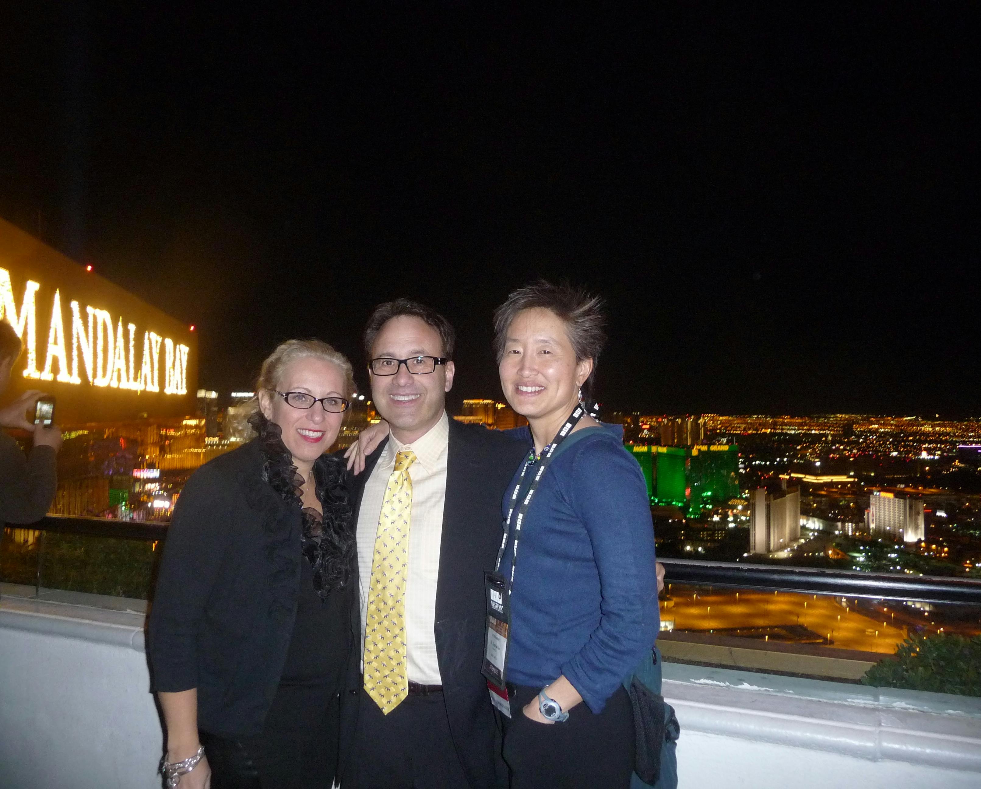 Dr. Yin with me and my wife from Western Veterinary Conference. (Photo: Steve Dale)