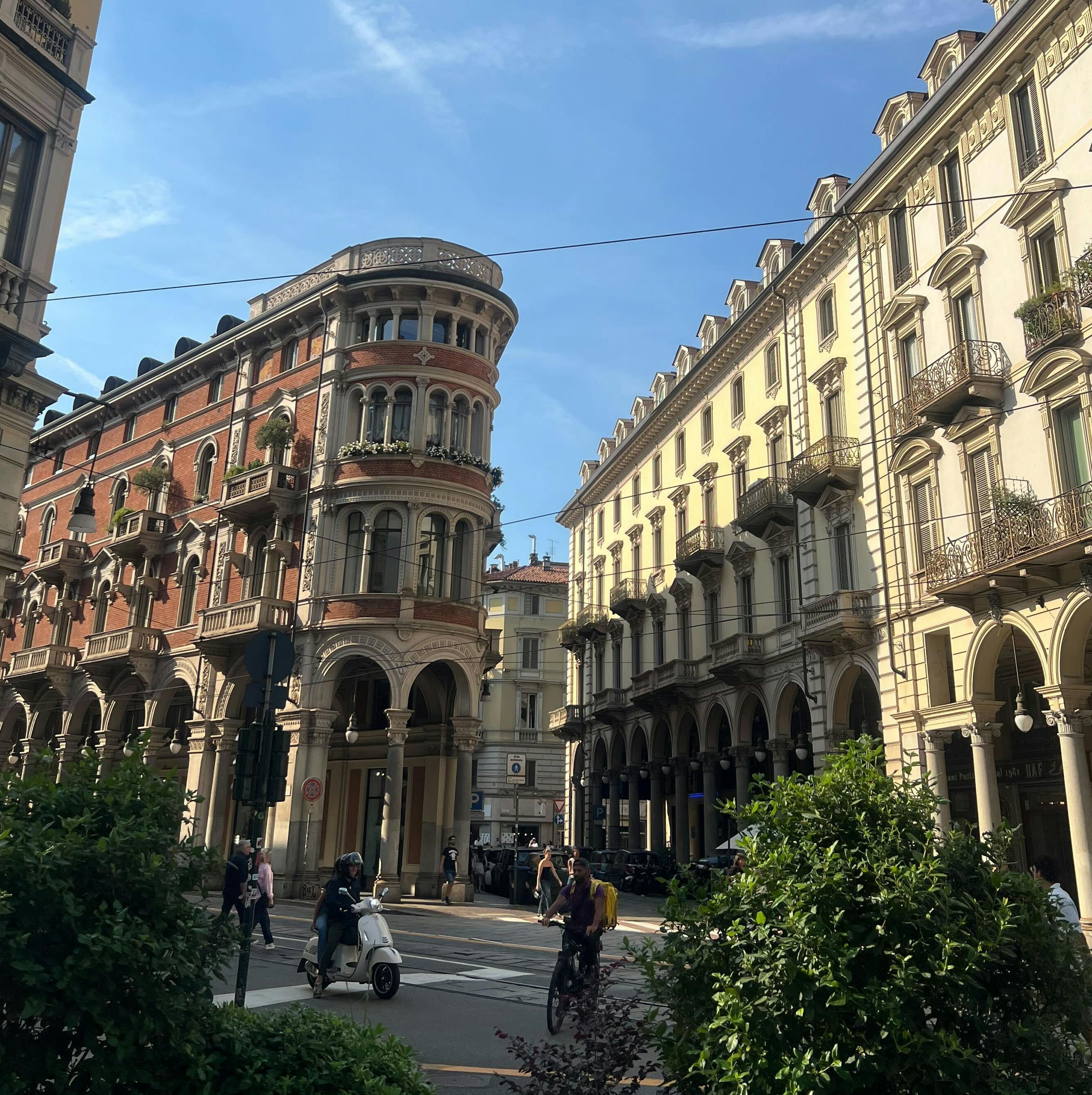 Turin street scene