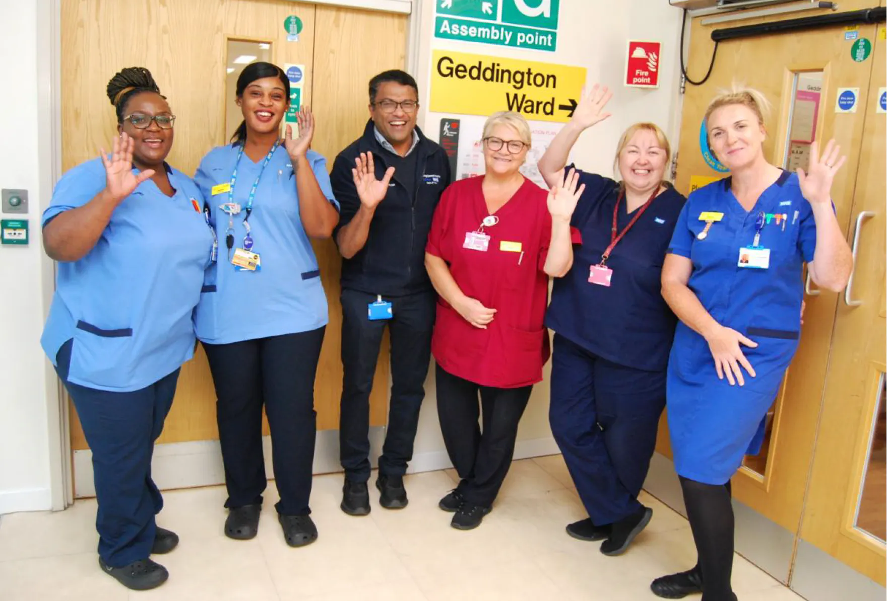 Geddington team at Kettering General Hospital