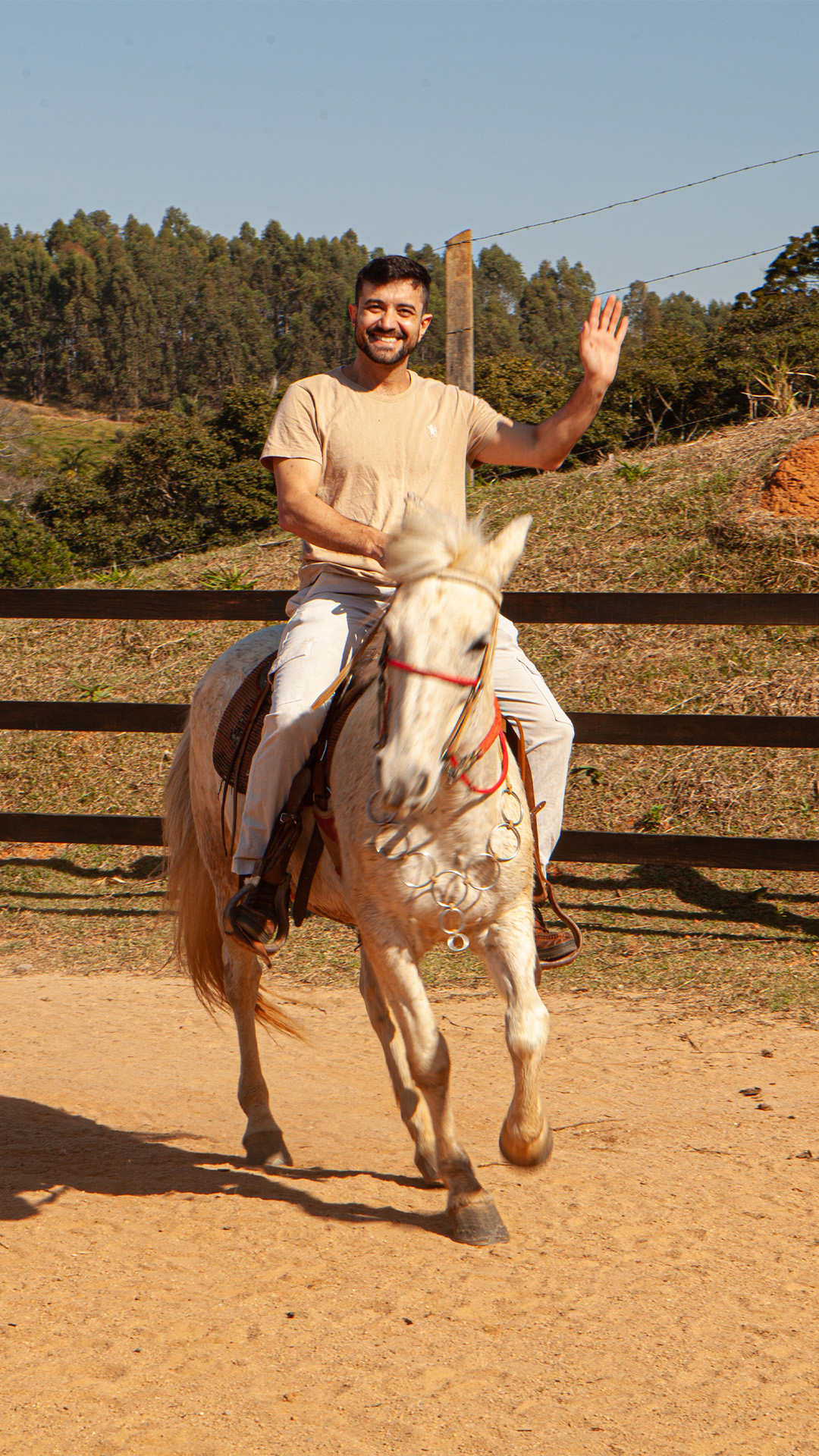 Fazendinha - passeio a cavalo na Pousada Recanto da Fazenda
