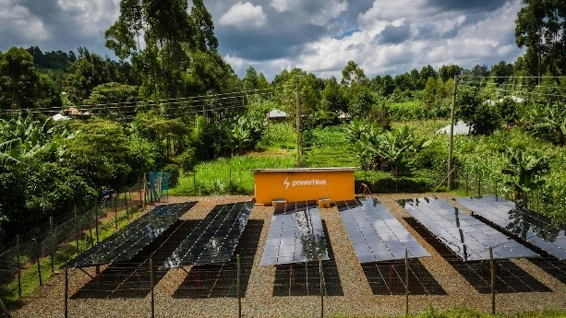 Mini grid in rural community