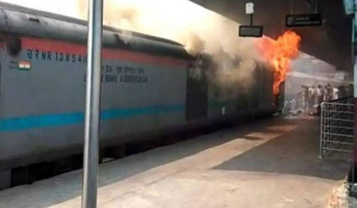 Train Coach Blaze at Nampally