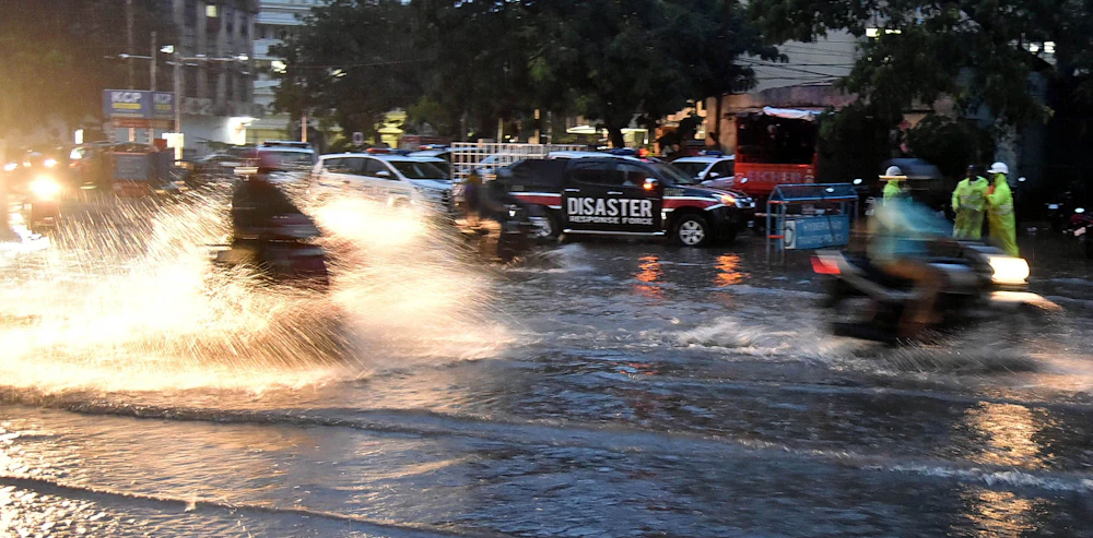 Hyd's Streets Transformed into Rivers