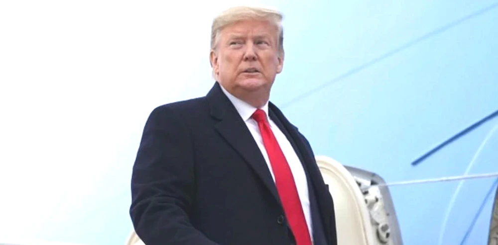 Trump Escapes in Food Cart