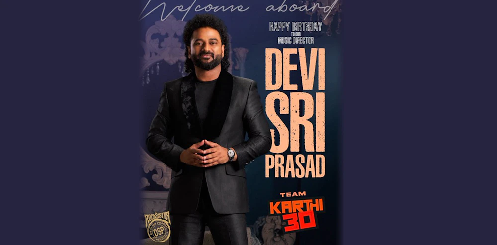 DSP Adds Fire to #Karthi30