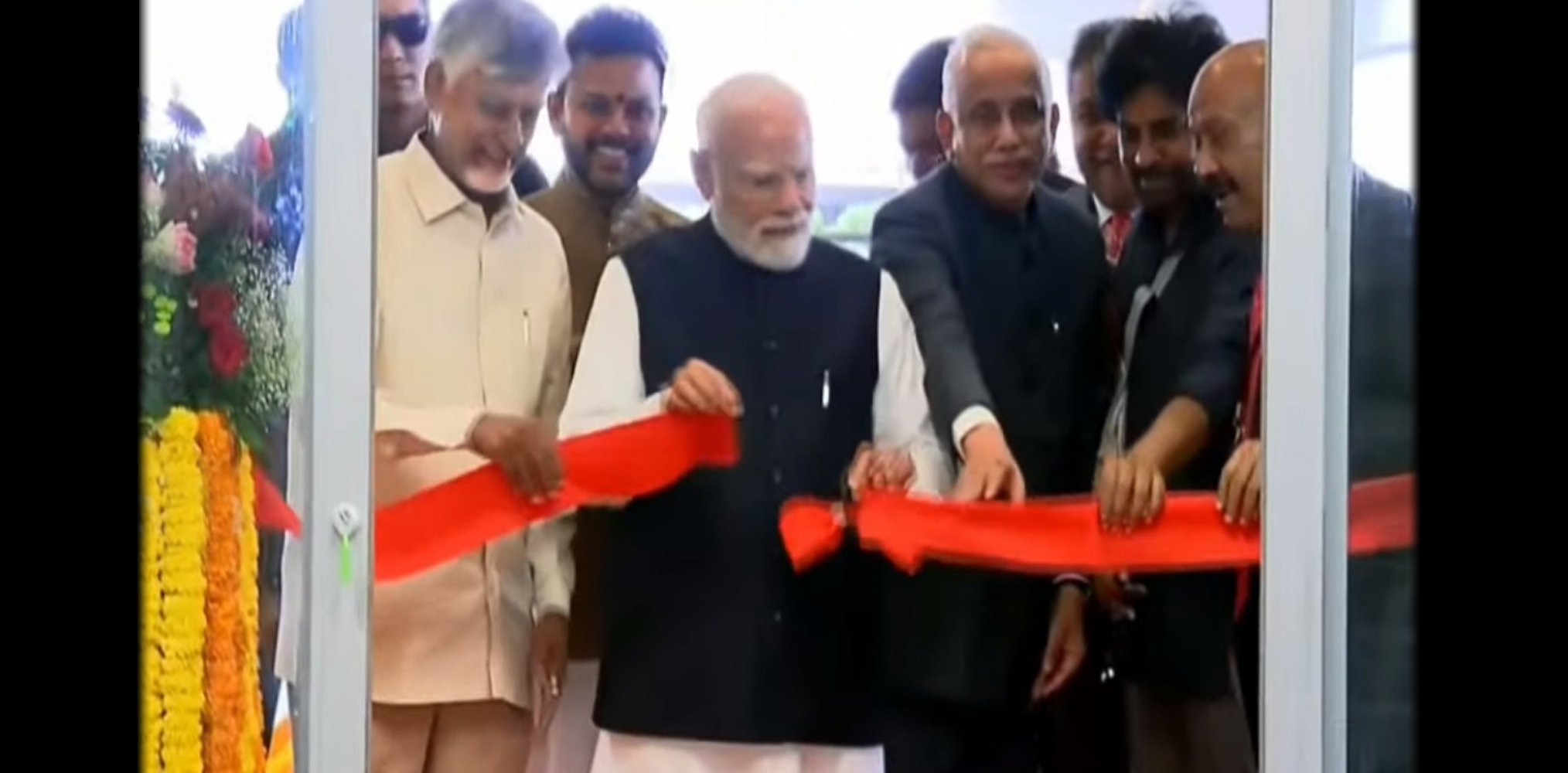 Modi inaugurates Bhogapuram Airport