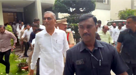 Harish Rao under house arrest
