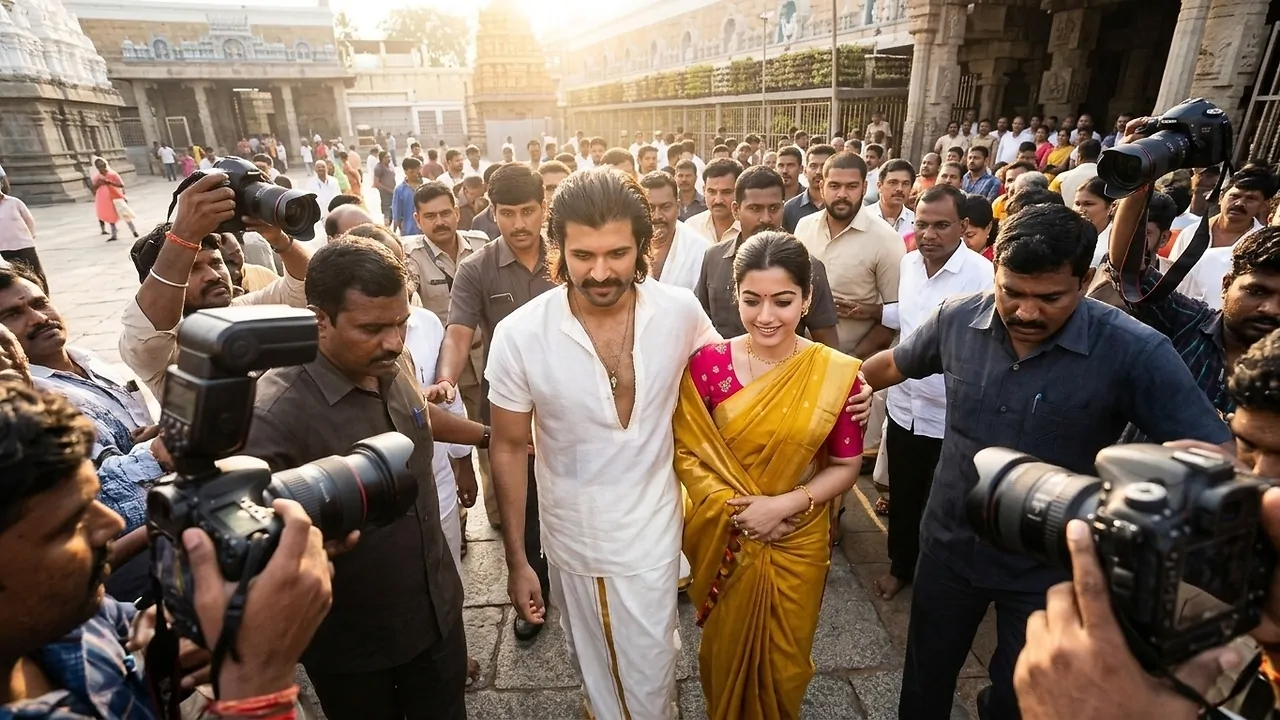 VDK-Rashmika Spark Tirumala Fan Frenzy