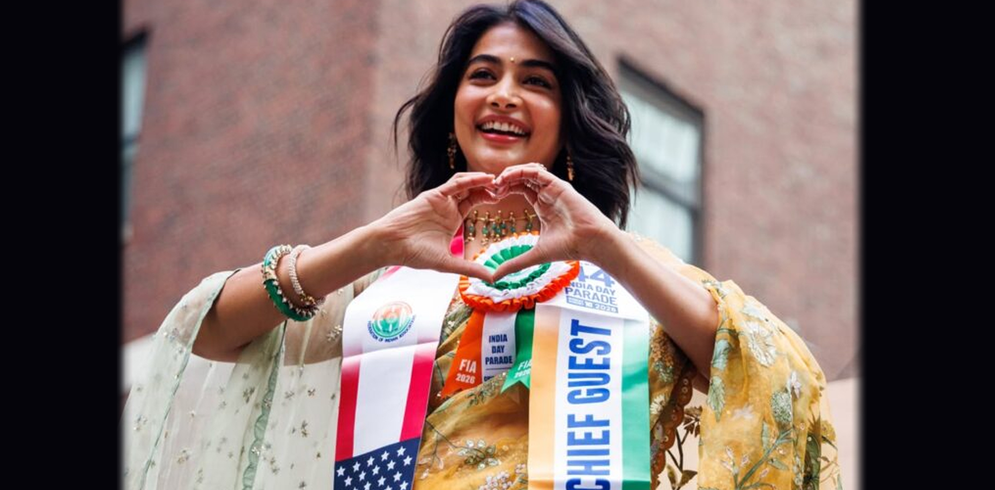 Pooja Hegde Graces NY India Day Parade