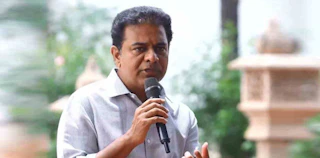 KTR's Car Struck by Lorry in Karimnagar