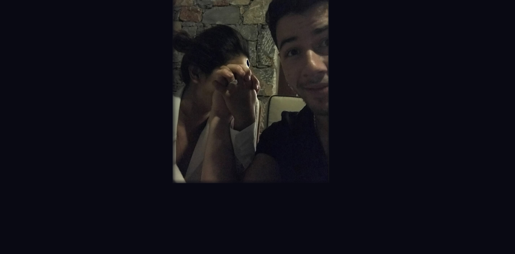 Nick celebrates proposal anniversary with PC