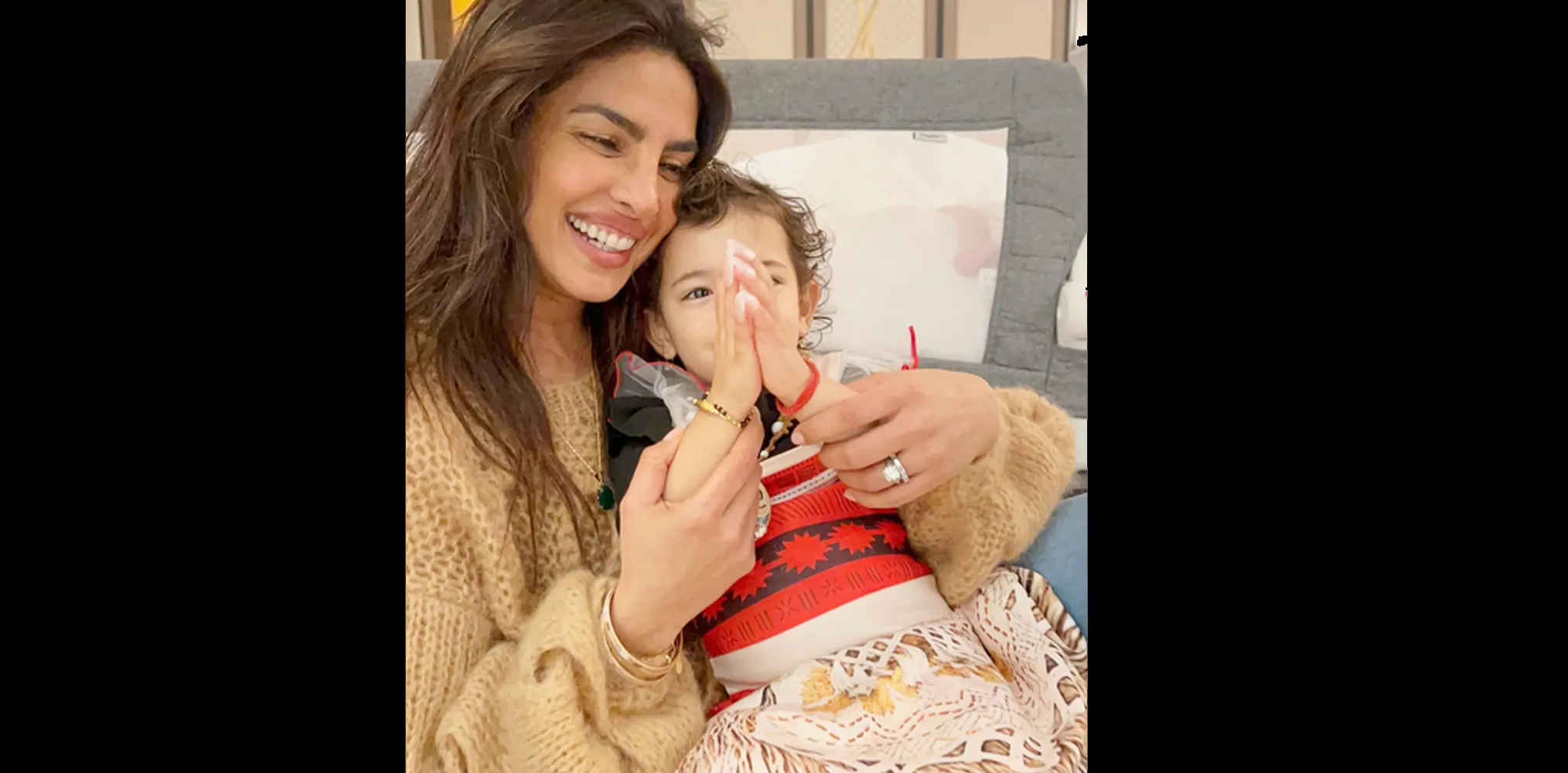 PC daughter loves ghagra-choli and bindis