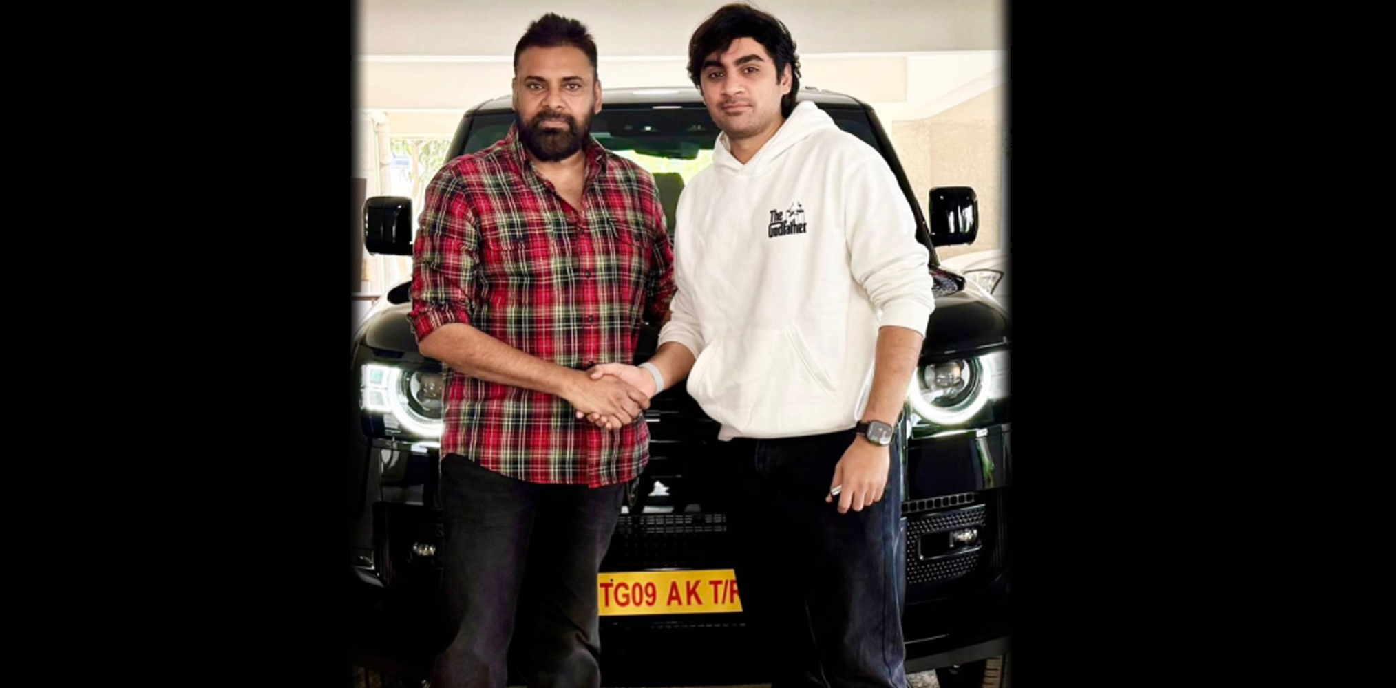 PK gifts a Land Rover Defender to Sujeeth