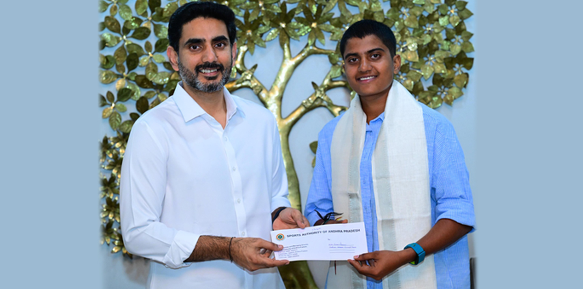 AP honours Shree Charani with 2.5 cr reward