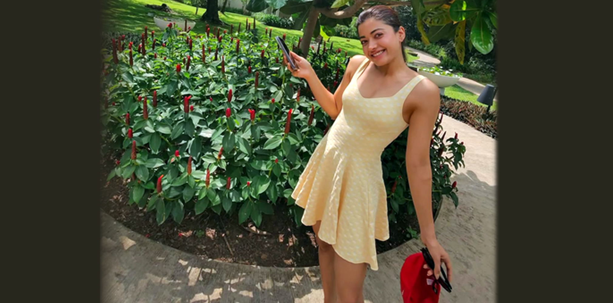 Rashmika's short 'girl's trip' to SL
