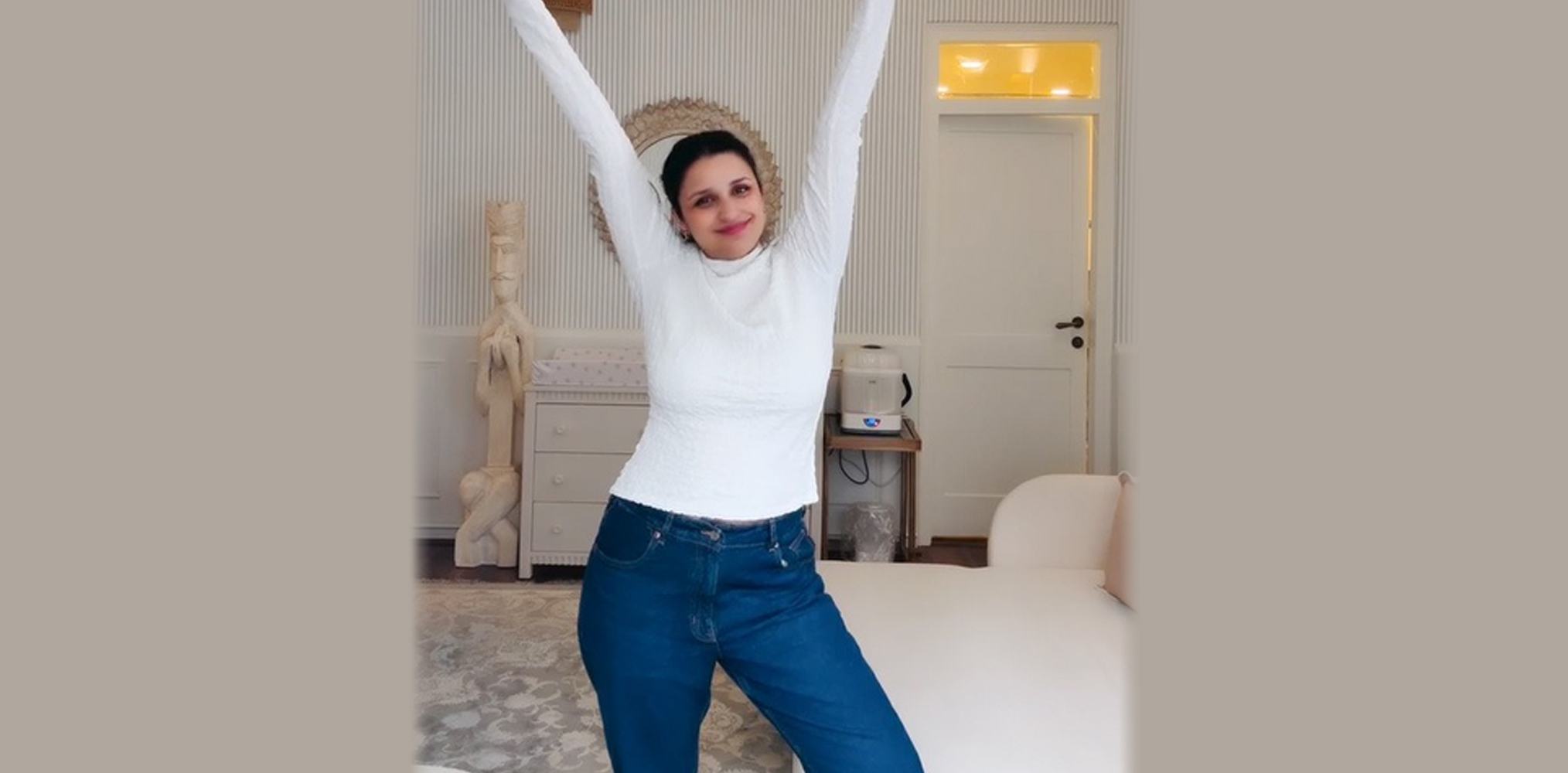 She is dealing with ‘postpartum symptoms’