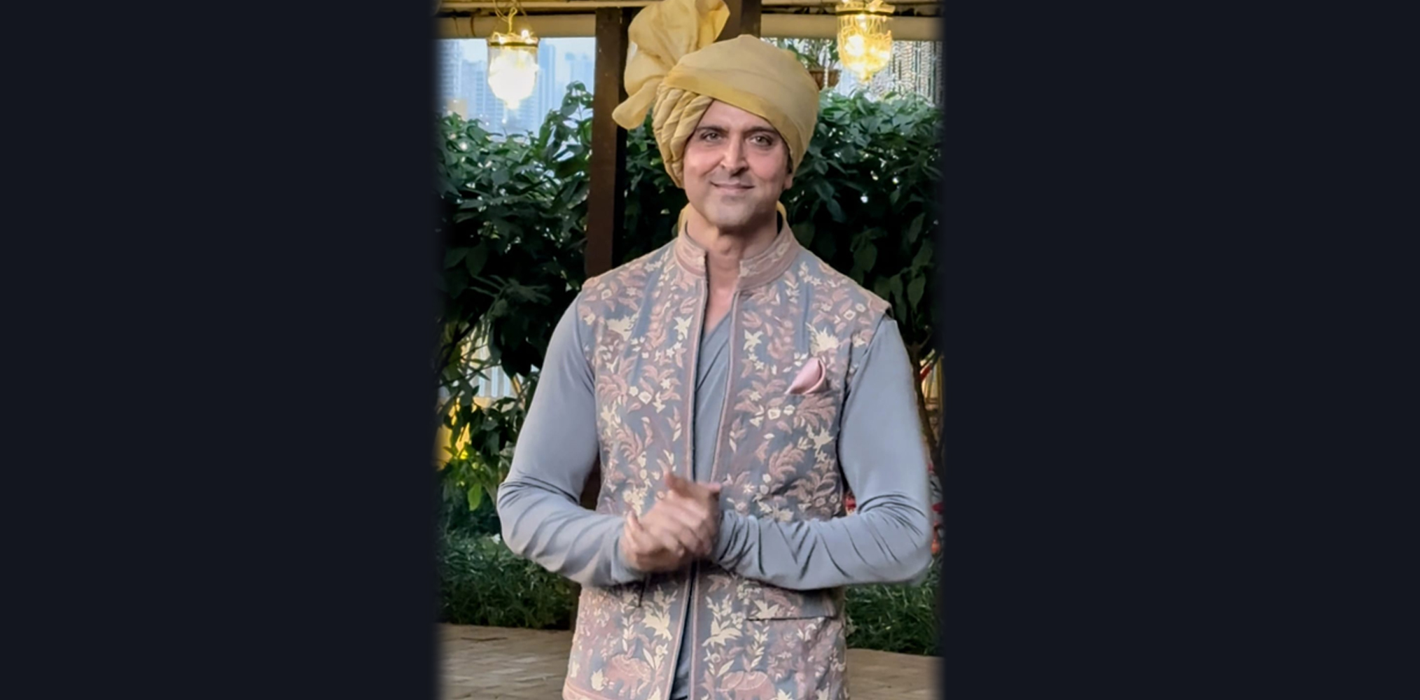 Wedding appearance: Hrithik without Saba