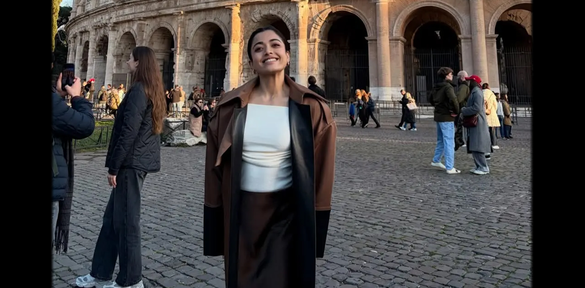 Rashmika’s Rome vibes