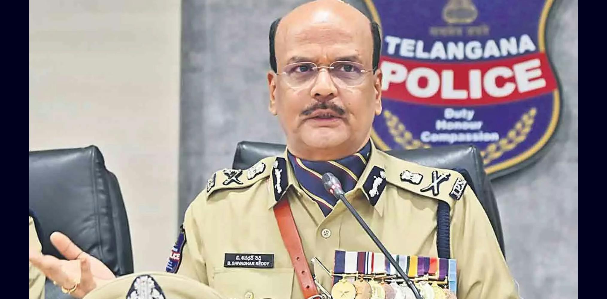 Telangana DGP warns social media